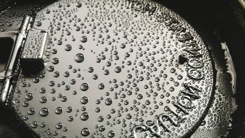 Close-up of water drops