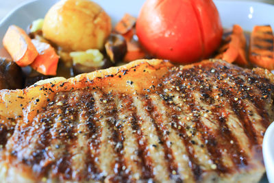 Close-up of sweet food on plate