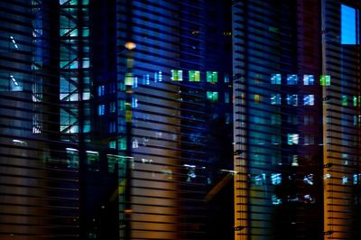 Low angle view of modern buildings in city