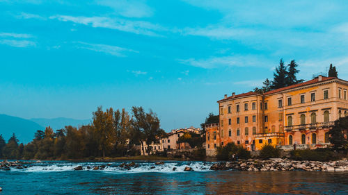 Buildings at waterfront