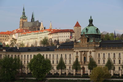 View of church in city