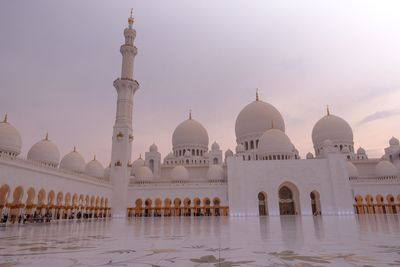 View of temple building against sky