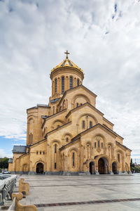 Holy trinity cathedral of tbilisi commonly known as sameba is cathedral of georgian orthodox church