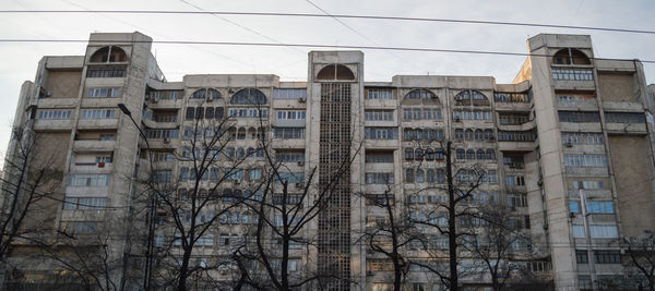 Low angle view of buildings against sky