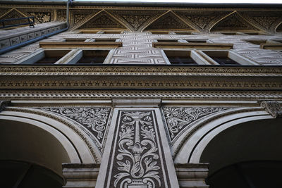 Low angle view of historical building