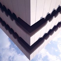 Low angle view of built structure against sky