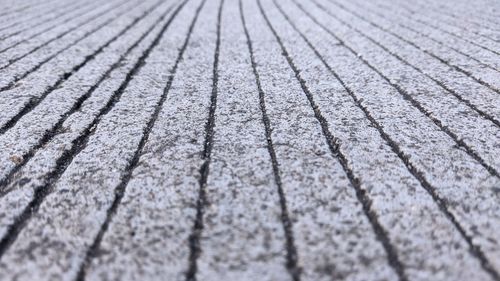 Full frame shot of rigid pavement