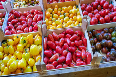 Fruits for sale at market stall