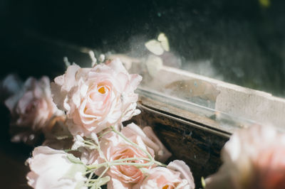 Close-up of rose bouquet