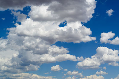 Low angle view of clouds in sky