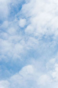 Low angle view of clouds in sky