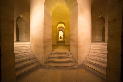 Corridor of historic building