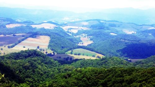 Scenic view of mountains