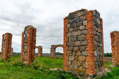 Old ruins against sky