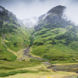 Scenic view of mountains