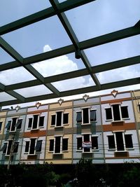 Low angle view of building against sky