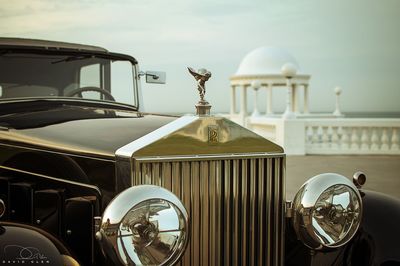 Close-up of vintage car