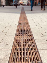 Drainage on footpath