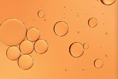 Close up of bubbles
