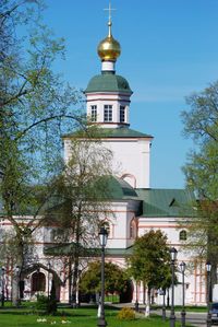 View of building against blue sky