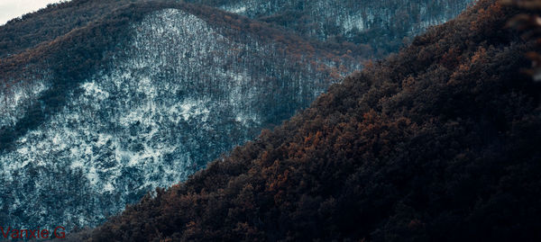 Scenic view of mountains