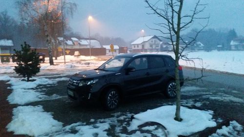 Snow covered landscape