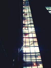 Low angle view of modern building against sky