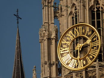 Low angle view of clock tower