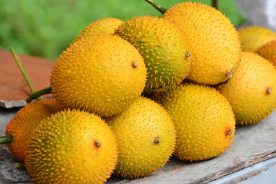 Close-up of fruits in market