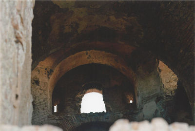 Interior of old ruin