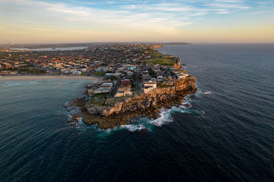 Golden hour at north bondi