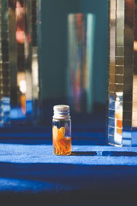 Close-up of drink on table