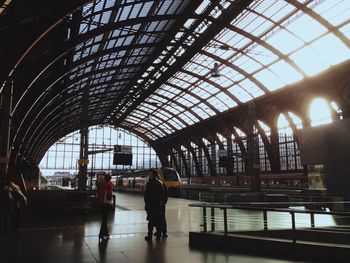 Passengers at antwerp central station