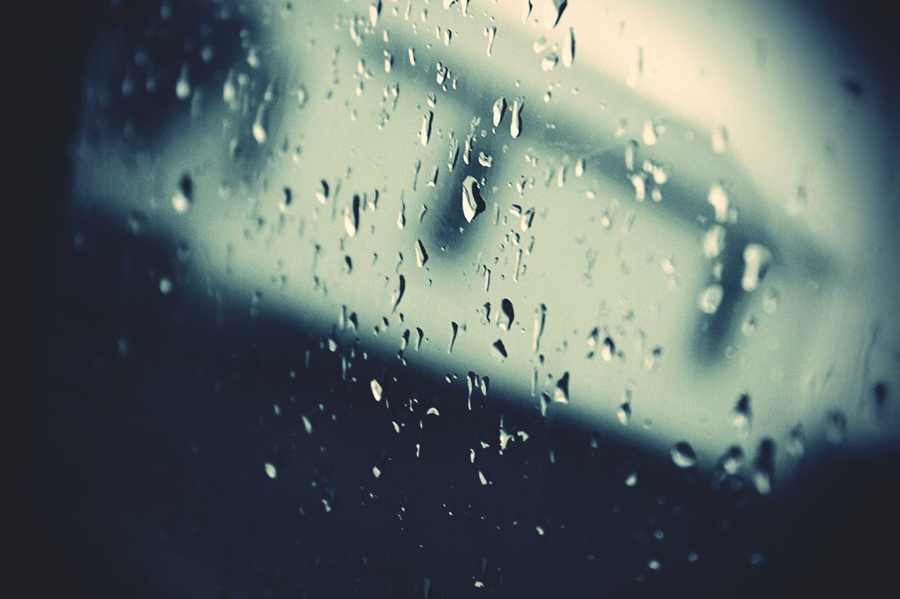 indoors, wet, window, drop, transportation, rain, glass - material, transparent, mode of transport, vehicle interior, water, weather, car, land vehicle, season, raindrop, travel, windshield, glass, on the move