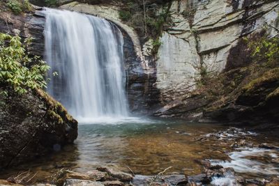 View of waterfall