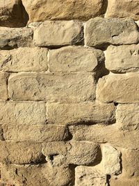 Full frame shot of stone wall