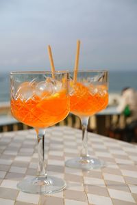 Close-up of drink on table