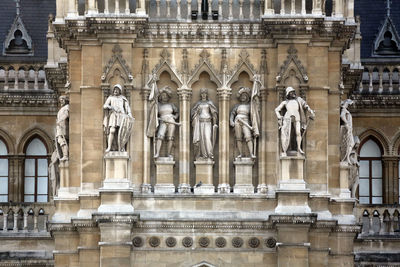 Fragment of famous city hall building in vienna