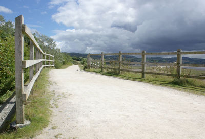 Dirt road in countryside