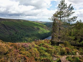 Hiking with friends in glendalough