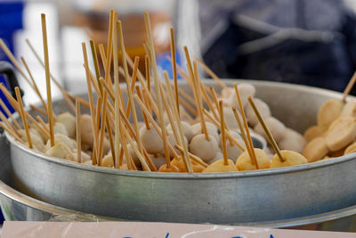 Close-up of food in container