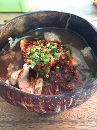 Close-up of food in bowl