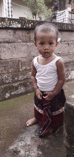 Portrait of cute boy