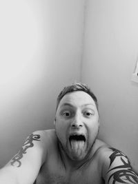 Portrait of young man