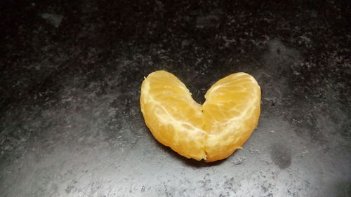 Close-up of heart shape bread