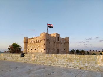 Old castle in the city