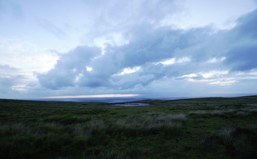 Scenic view of landscape against sky