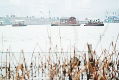 Scenic view of river against sky