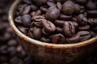 Close-up of coffee beans