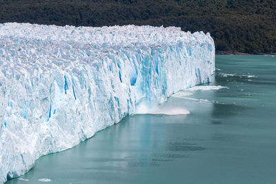 Scenic view of frozen sea